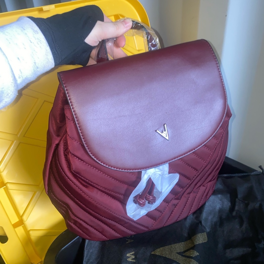 Chic Burgundy Backpack by V